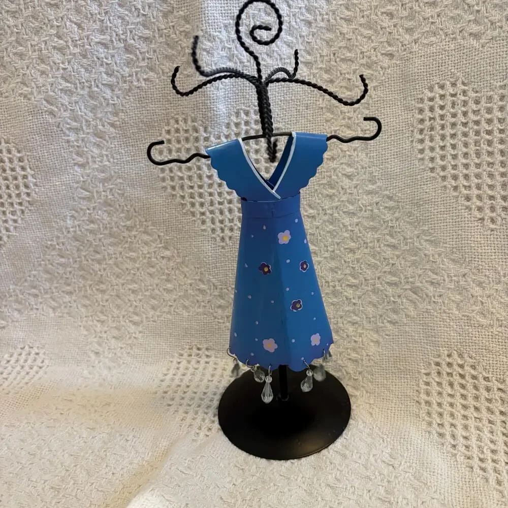 Floral Dress Girl Wire Jewlery Organizer